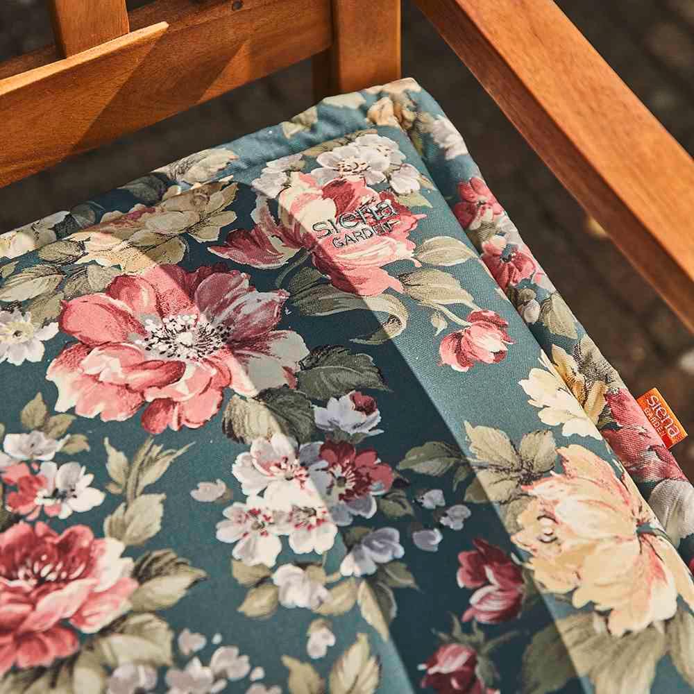 Bankauflage L53478 - Petrol, KONVENTIONELL, Textil (44/8/110cm) - Siena Garden