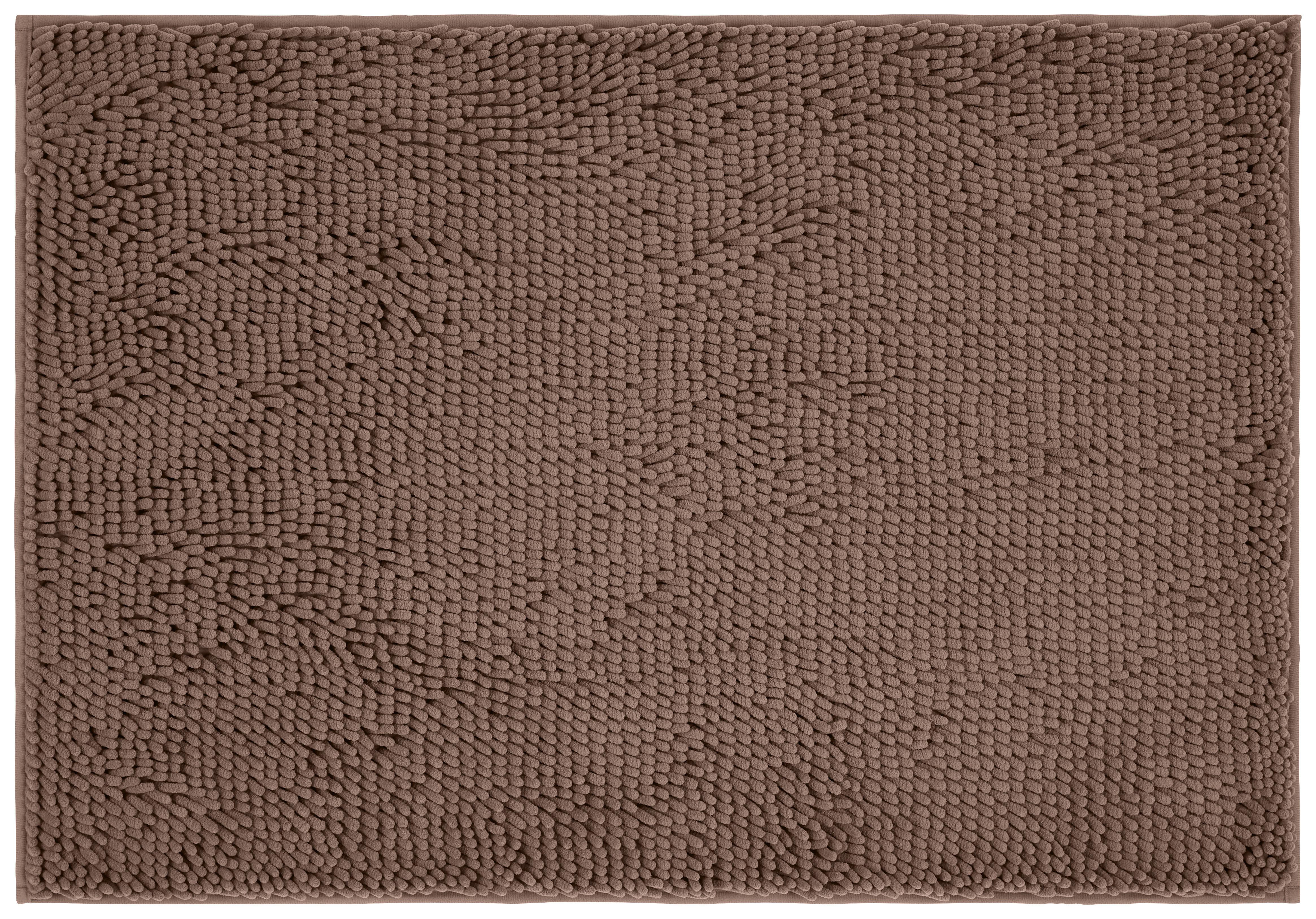 Badematte Liliane 70x120 cm Taupe Rutschhemmend - Taupe, KONVENTIONELL, Textil (70/120cm) - Ondega