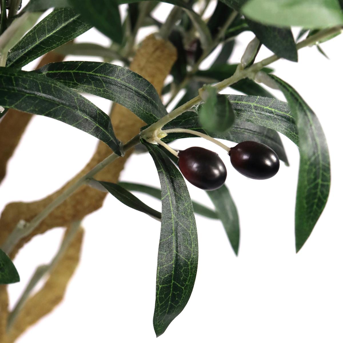 Kunstpflanze Grün/Hellbraun B: 60 cm - Hellbraun/Braun, MODERN, Kunststoff (60/150/60cm) - MID.YOU