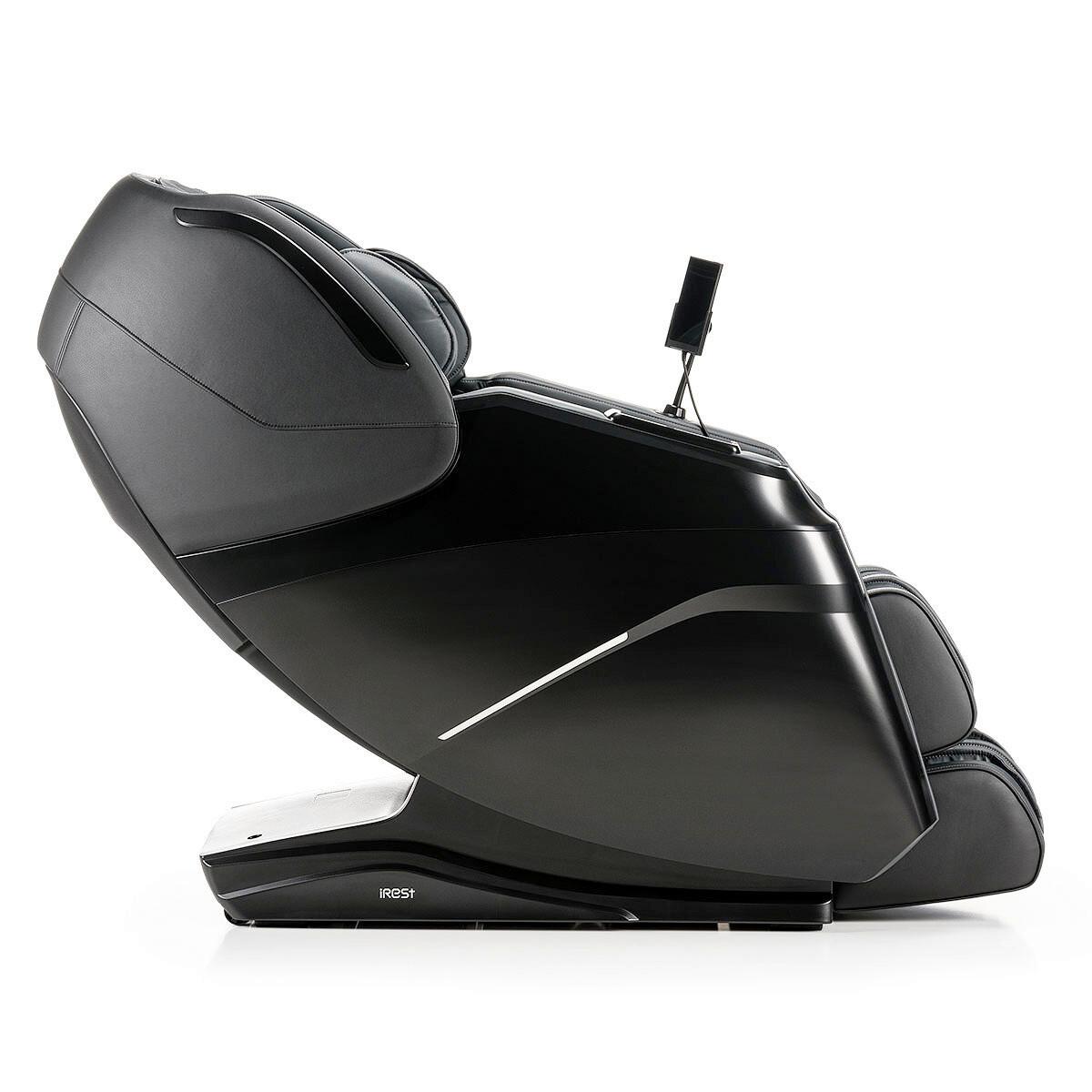 MASSAGESESSEL Schwarz B: 76cm - Schwarz, Basics, Kunststoff/Textil (76/113/155-175cm) - iRest