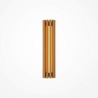 Wandleuchte Sonata - Messingfarben/Goldfarben, Trend, Kunststoff/Metall (8,1/36cm) - MAYTONI