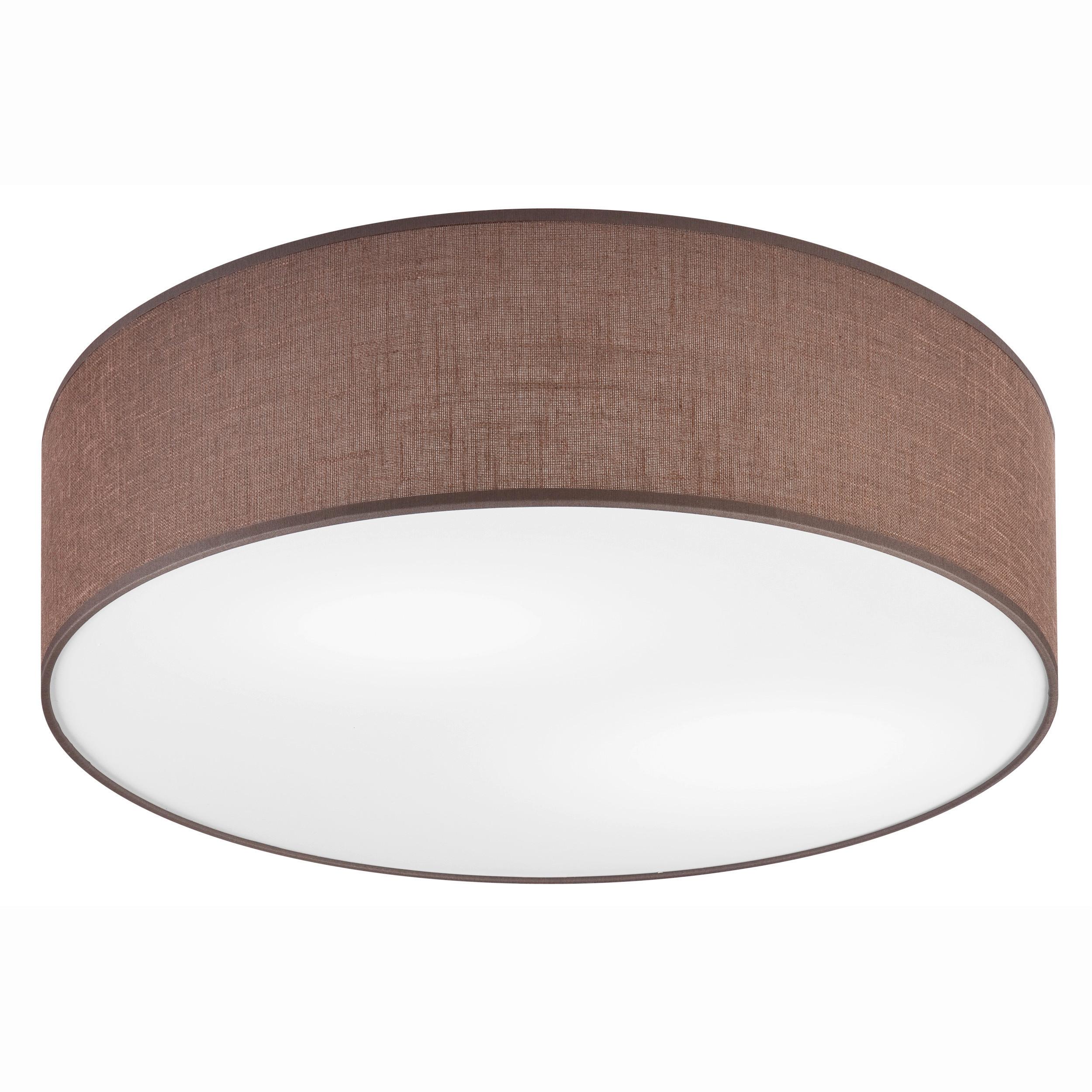 DECKENLEUCHTE Estelle Hellbraun B: 45 cm - Hellbraun, Basics, Textil (13/45/13cm)