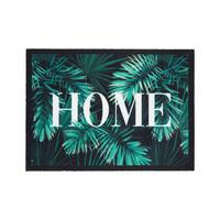 DVEŘNÍ ROHOŽKA Jungle Leaves, 50/70cm - zelená/antracitová, Basics, plast (50/70cm) - Modern Living