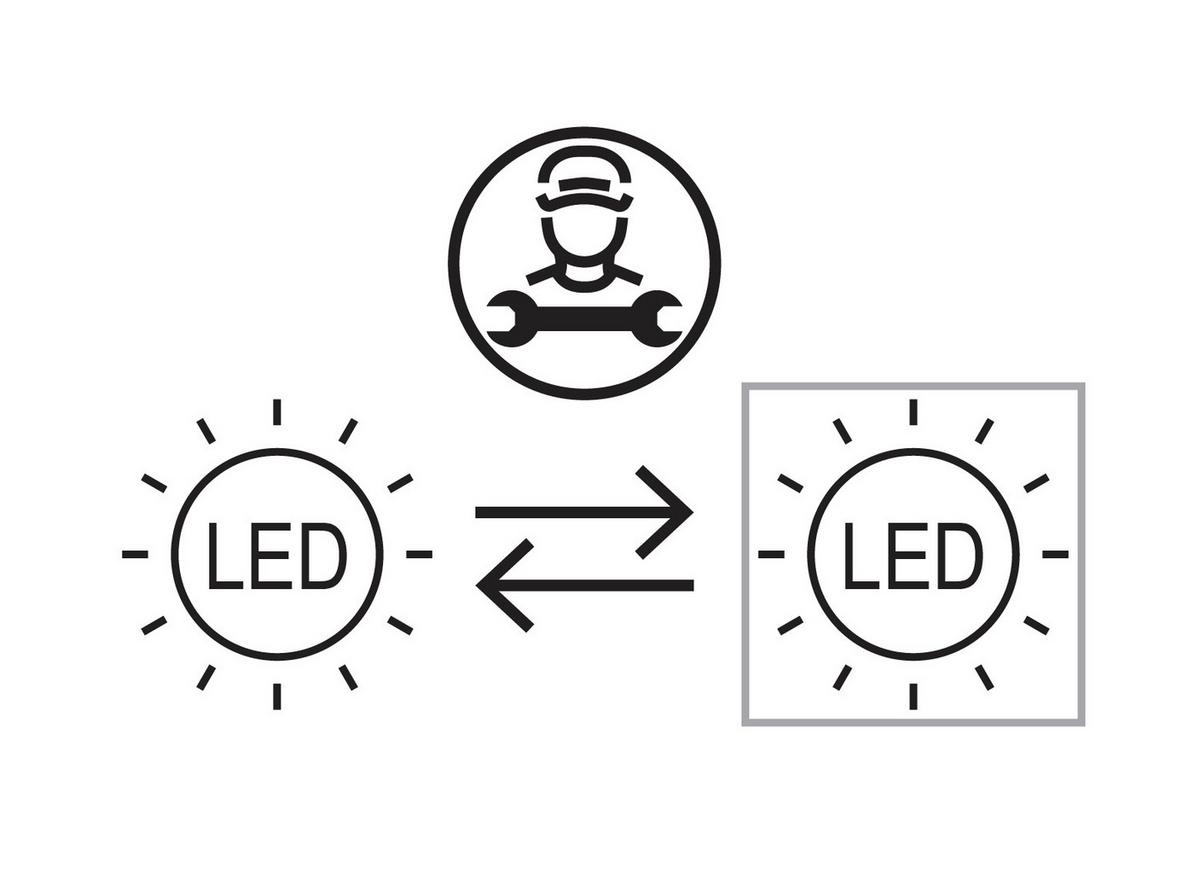 LED-Hängeleuchte 15642 - Klar/Schwarz, Design, Glas/Metall (30/120cm) - Globo