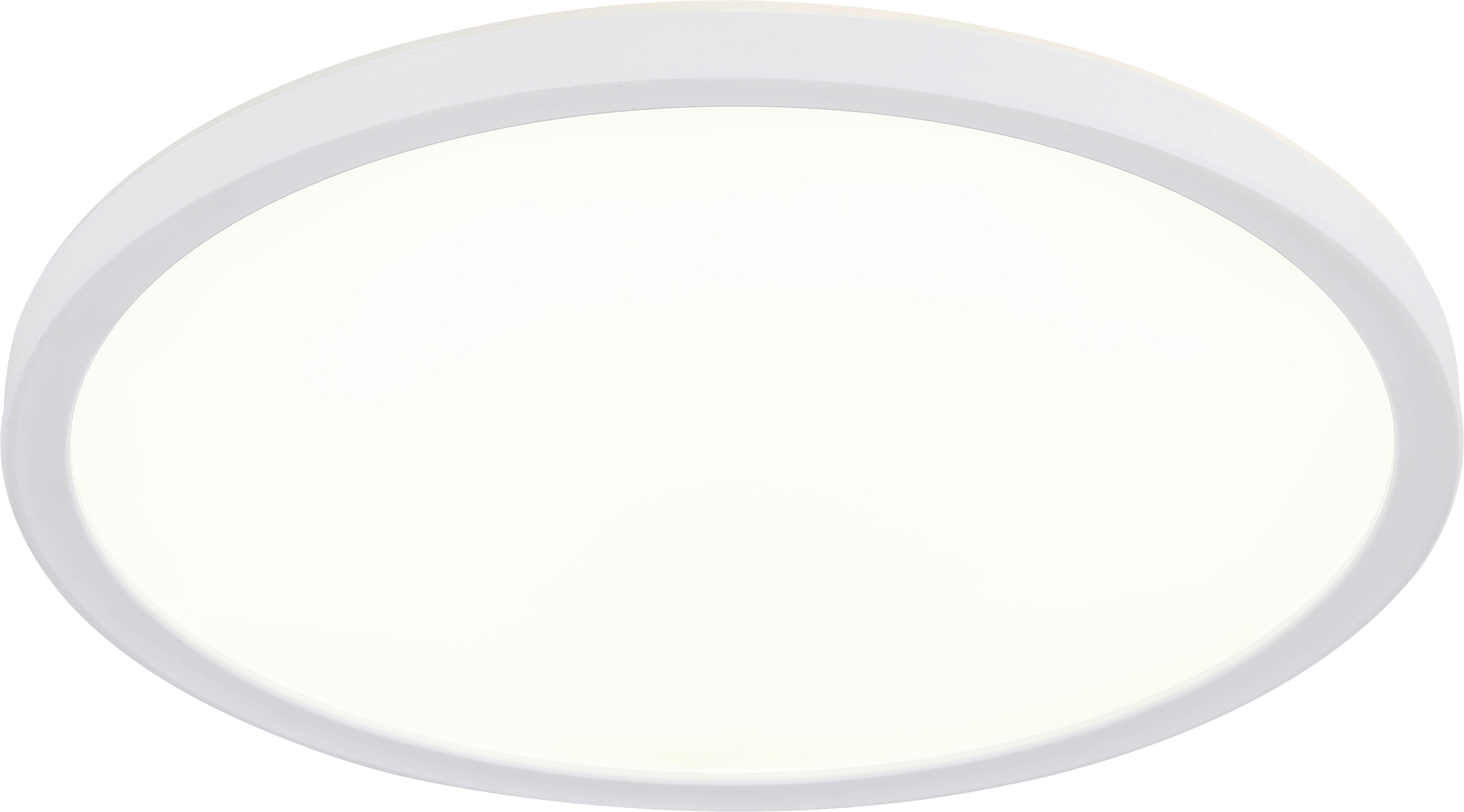 LED-Deckenleuchte Niala - Weiß, MODERN, Kunststoff (29,4cm) - Luca Bessoni