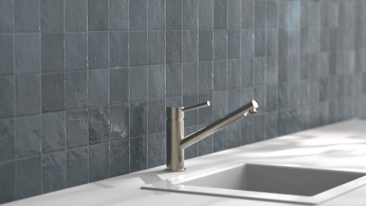 Konyhai Csaptelep Sistant Rom - nemesacélszínű, Basics, fém (5,5/18/25cm) - Sistant