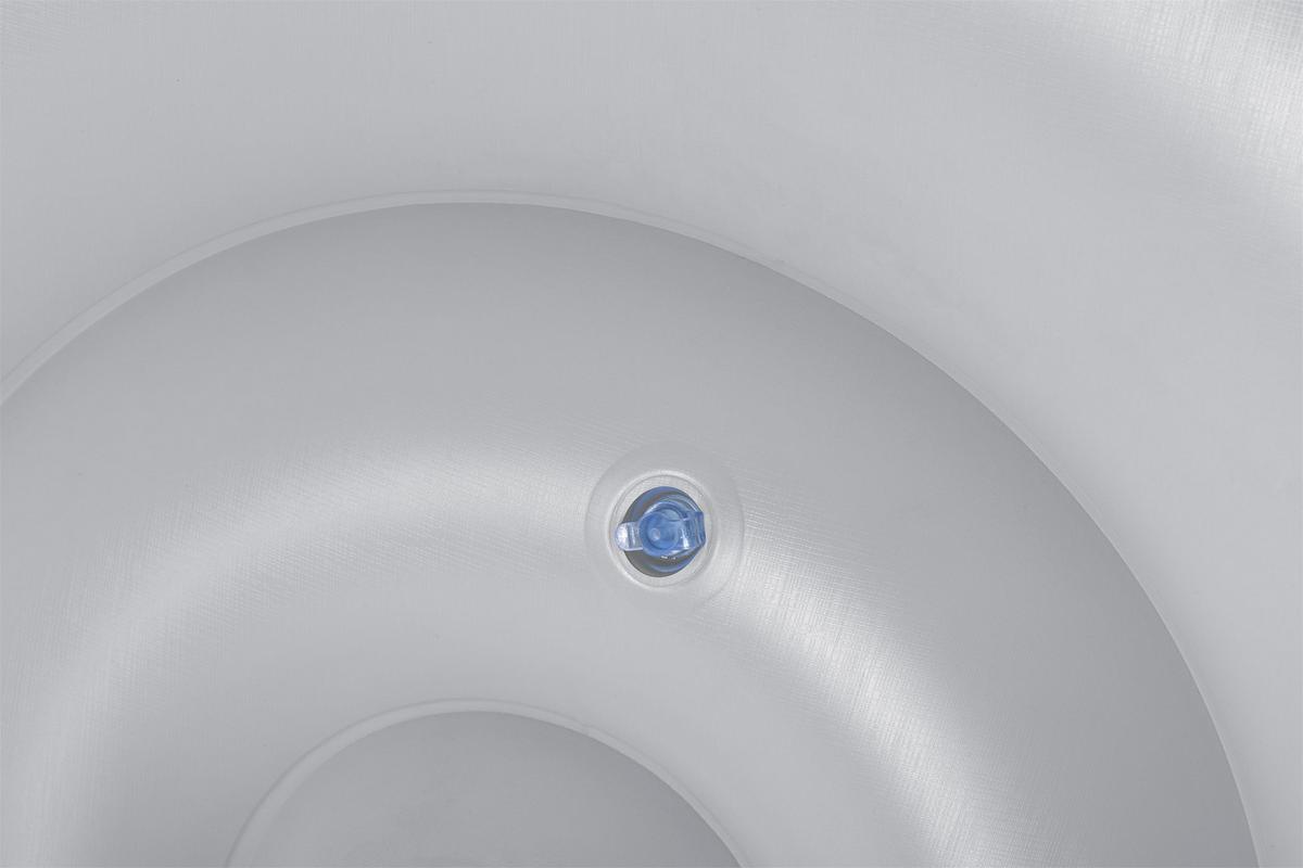 Luftsessel Luxury Outdoor Beige/Transparent mit Led - Transparent/Beige, MODERN, Kunststoff (102/97/71cm) - Bestway