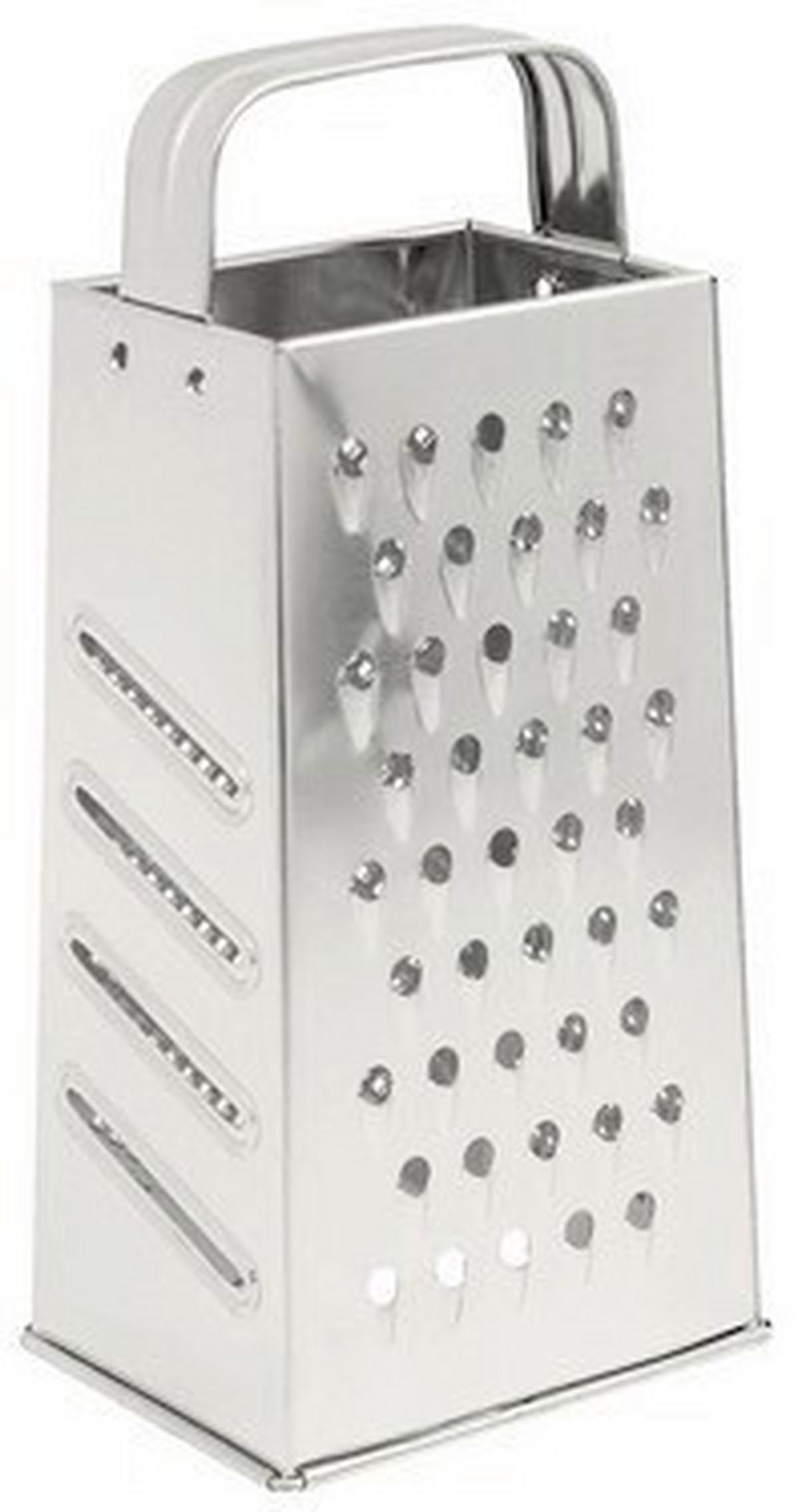 Strúhadlo Dani, 4-hranné - farba ušľachtilej ocele, Konventionell, kov (10,5/23/8cm) - Modern Living