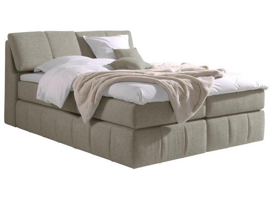 Boxspringbett Flora 140x200 cm Beige - Beige/Schwarz, MODERN, Textil (140/200cm) - Livetastic Boxspringbett Flora 140x200 cm Beige - Beige/Schwarz, MODERN, Textil (140/200cm) - Livetastic