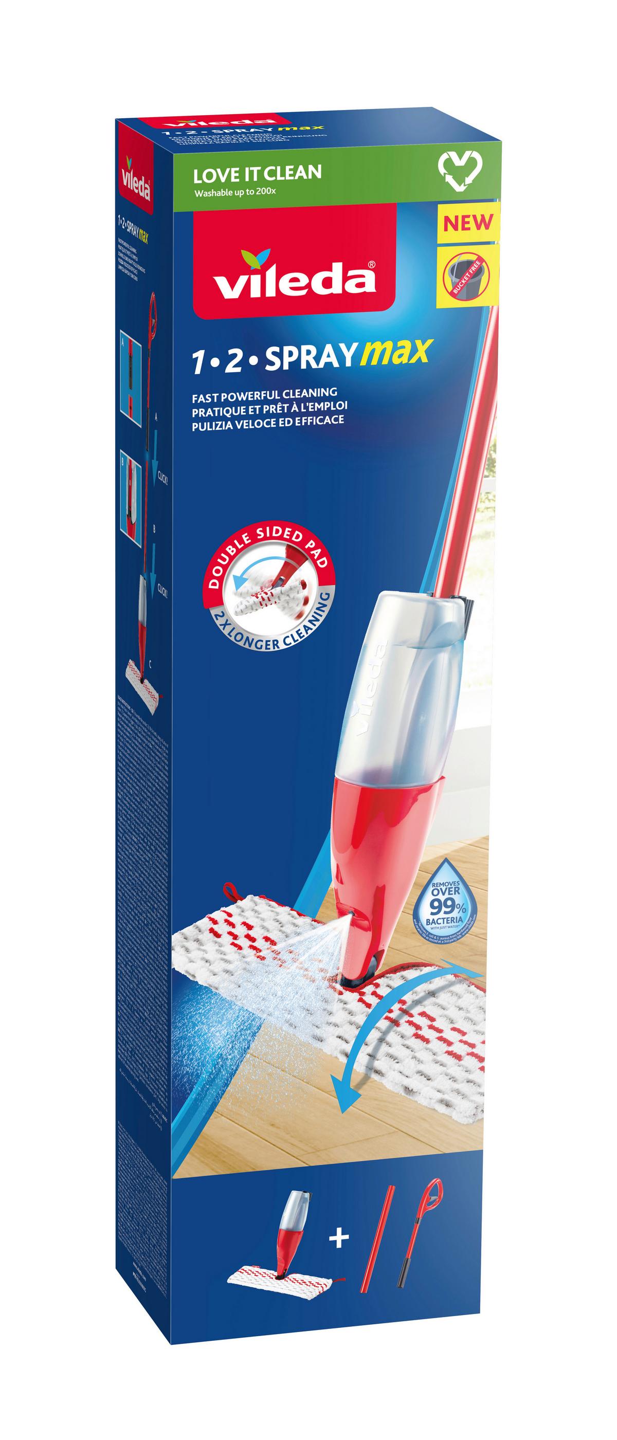 Bodenwischer Vileda 1,2 Spray Max - Basics (40/17/26,5cm) - Vileda