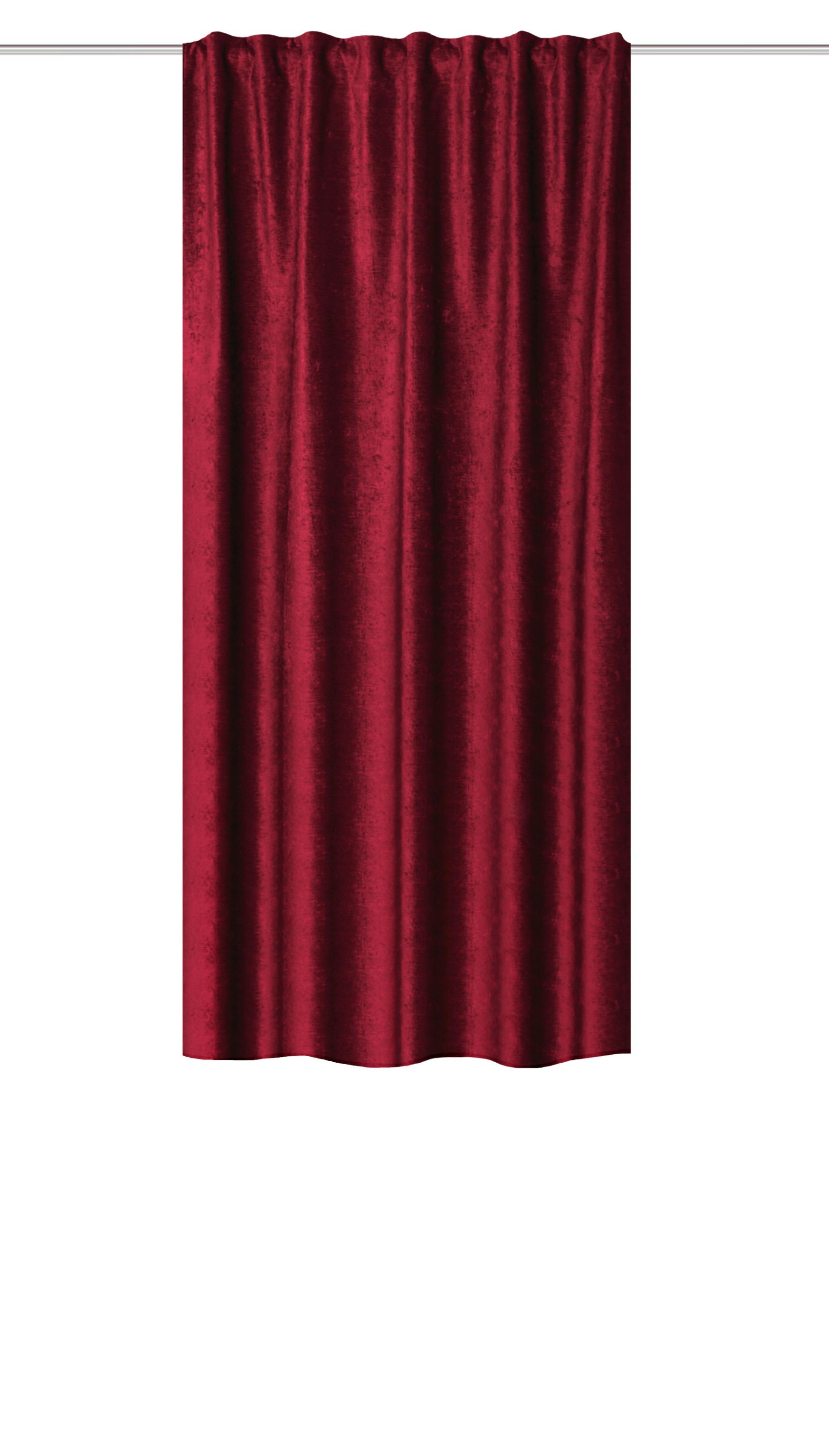 Fertigvorhang Thermo - Bordeaux, Basics, Textil (135/175cm)