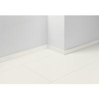Sockelleiste Eiche - Weiß, Basics, Holzwerkstoff (220/1,6/4cm) - Parador