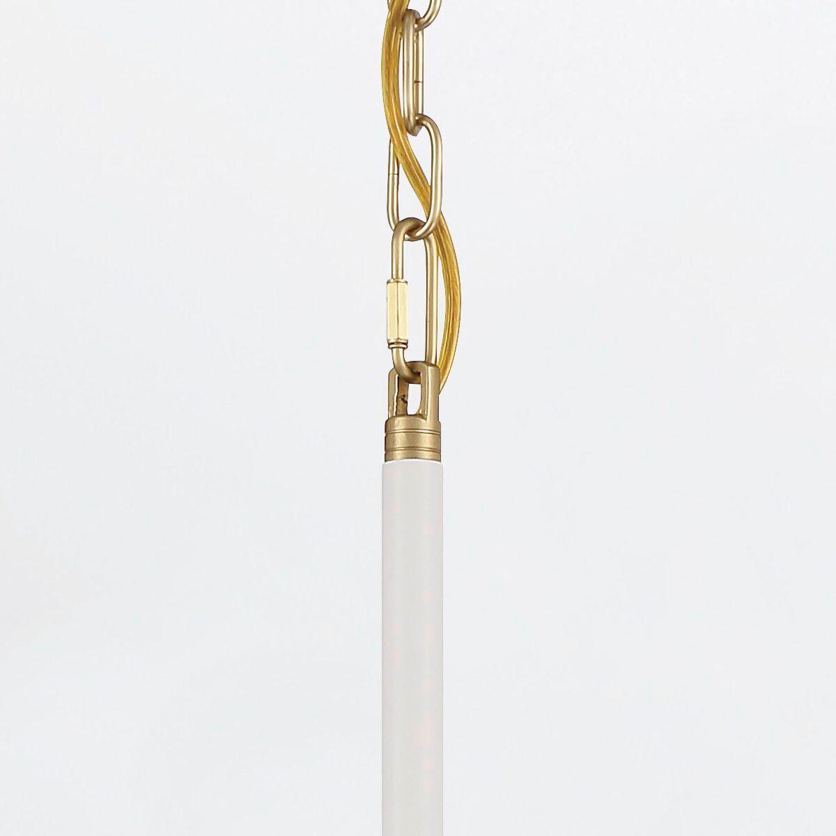 Led Függeszték Qn-Welsh-P-Wht - fehér, Konventionell, üveg/fém (46/75cm) - Elstead Lighting