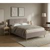 Polsterbett Rossva Lf: 200x200 Beige - Eichefarben/Beige, MODERN, Holz/Textil (200/200cm) - MID.YOU