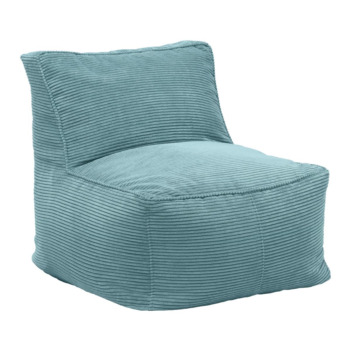 Sedací vak CAROLINE, petrolej.manšestr, max. 90 kg - petrolej, Moderní, textil (75/84/88cm) - Mömax