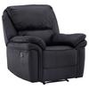 Fernsehsessel Saranda - Schwarz, Design, Kunststoff/Textil (104/103/99cm) - Livetastic