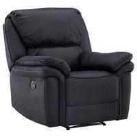 Fernsehsessel Saranda - Schwarz, Design, Kunststoff/Textil (104/103/99cm) - Livetastic