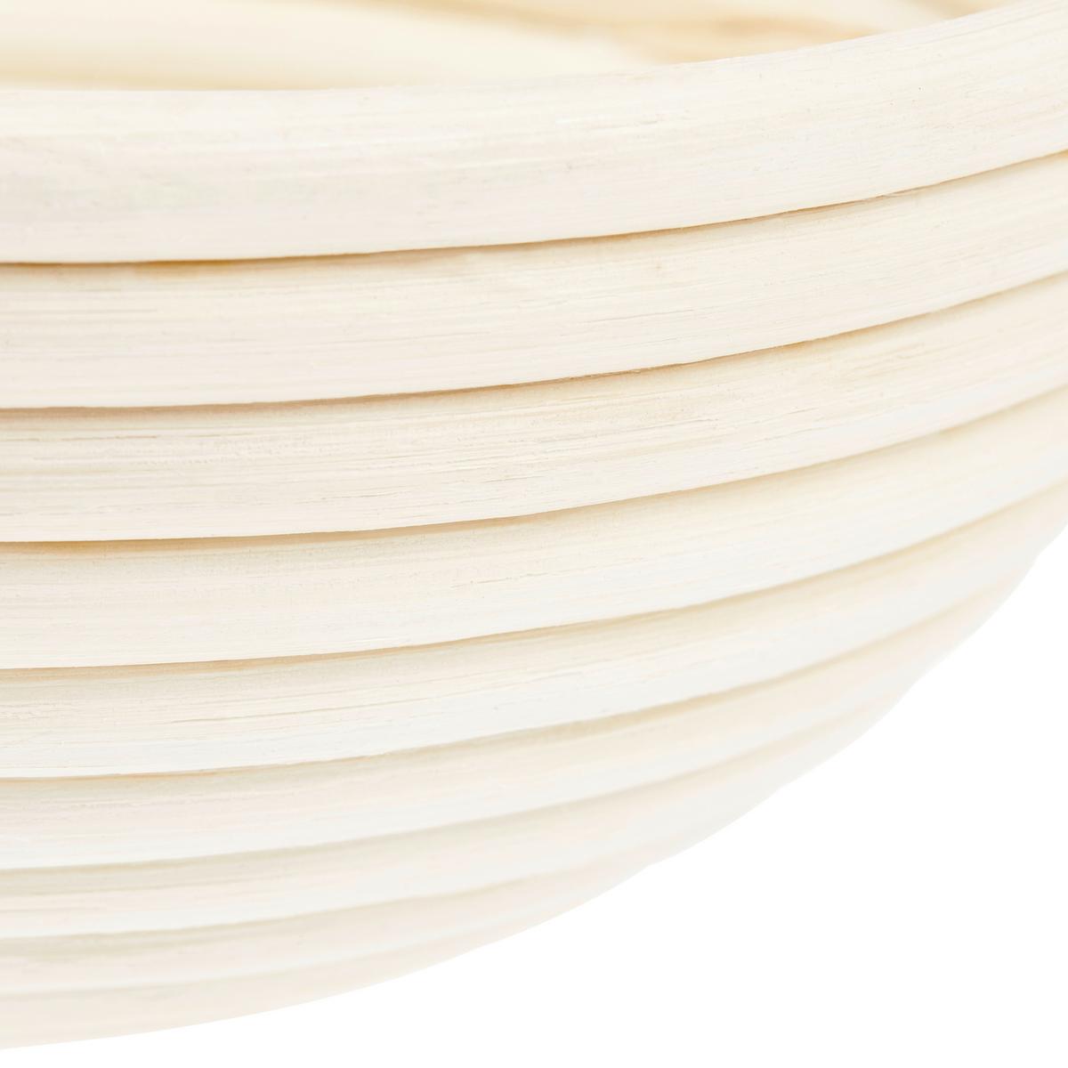 Gärkorb Krisitna 800 Ml Rattan Mit Leinenbezug - Beige/Naturfarben, ROMANTIK / LANDHAUS, Holz/Textil (20/8cm) - James Wood