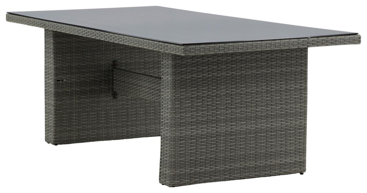 Gartentisch Padova Kunststoff L 200 cm - Grau, KONVENTIONELL, Kunststoff (200/100/74cm) - Gardenson