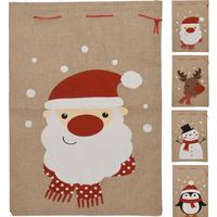 Karácsonyi Zsák 4 Különböző Minta - Basics, textil (36/0,5/52cm)