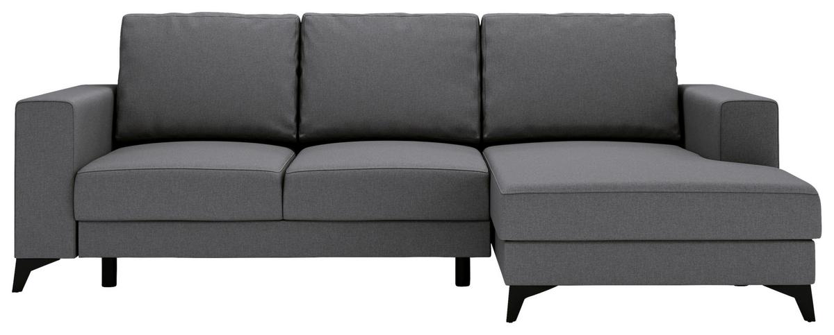 Harvey Grau S: 244x156 cm - Schwarz/Grau, Design, Textil (244/156cm) - Livetastic