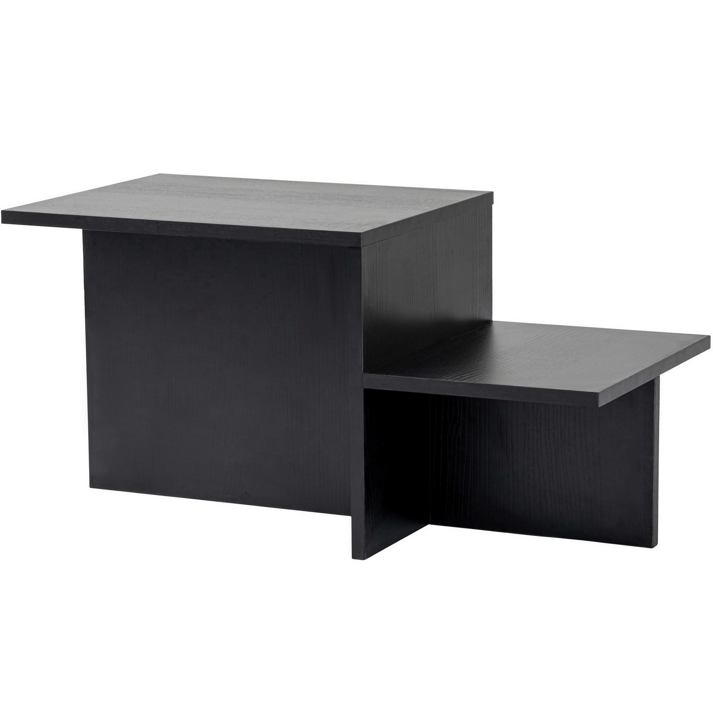 COUCHTISCH Harmony Schwarz L: 80cm - Schwarz, Design, Holzwerkstoff (80/40/40cm) - MID.YOU