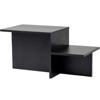 COUCHTISCH Harmony Schwarz L: 80cm - Schwarz, Design, Holzwerkstoff (80/40/40cm) - MID.YOU