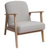 Sessel Retro - Beige/Buchefarben, MODERN, Holz/Textil (63/78/78cm) - Livetastic