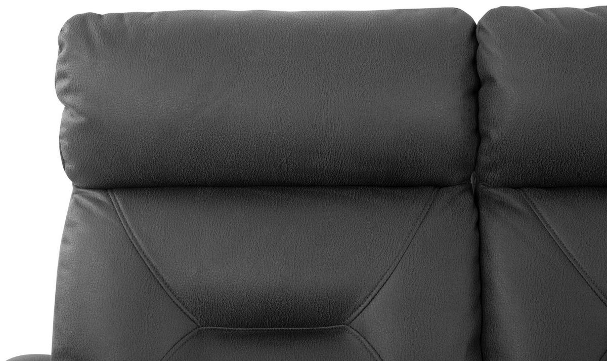 3-sitzer-sofa Aureli Schwarz B: 186,5 Cm - Schwarz, Basics, Holz/Textil (186,5/102,5/92,5cm) - Livetastic