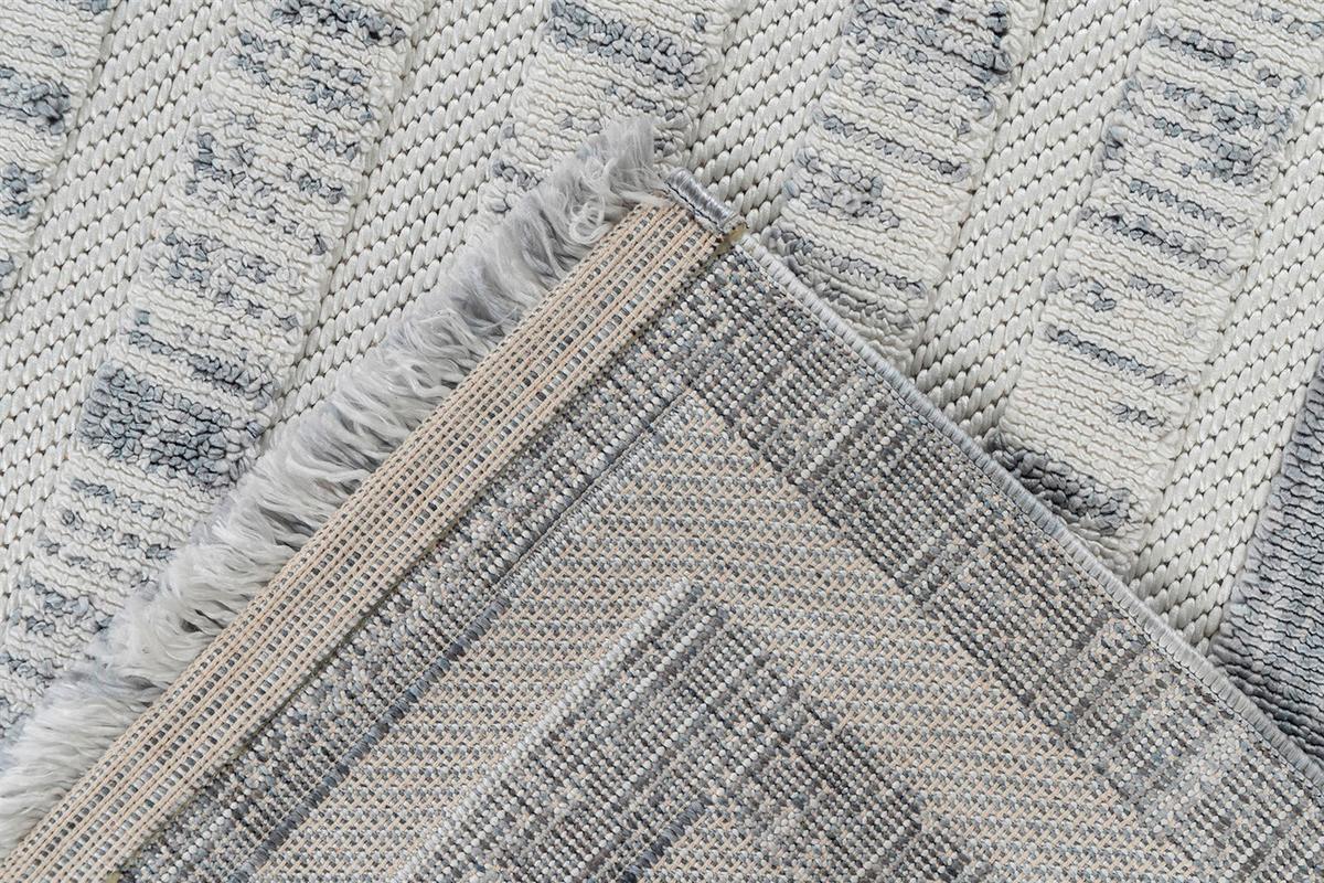 Teppich Grau Sarai 120x170 cm - Grau, KONVENTIONELL, Textil (120/170cm) - Kayoom