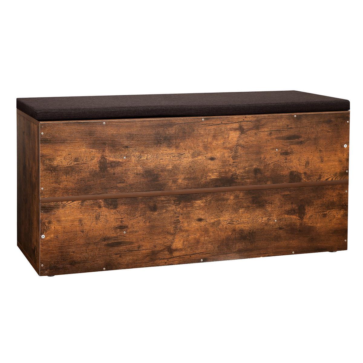 ŠATNÍ LAVICE VINTAGE - hnědá, Trend, kompozitní dřevo (104/48/30cm) - Boxxx