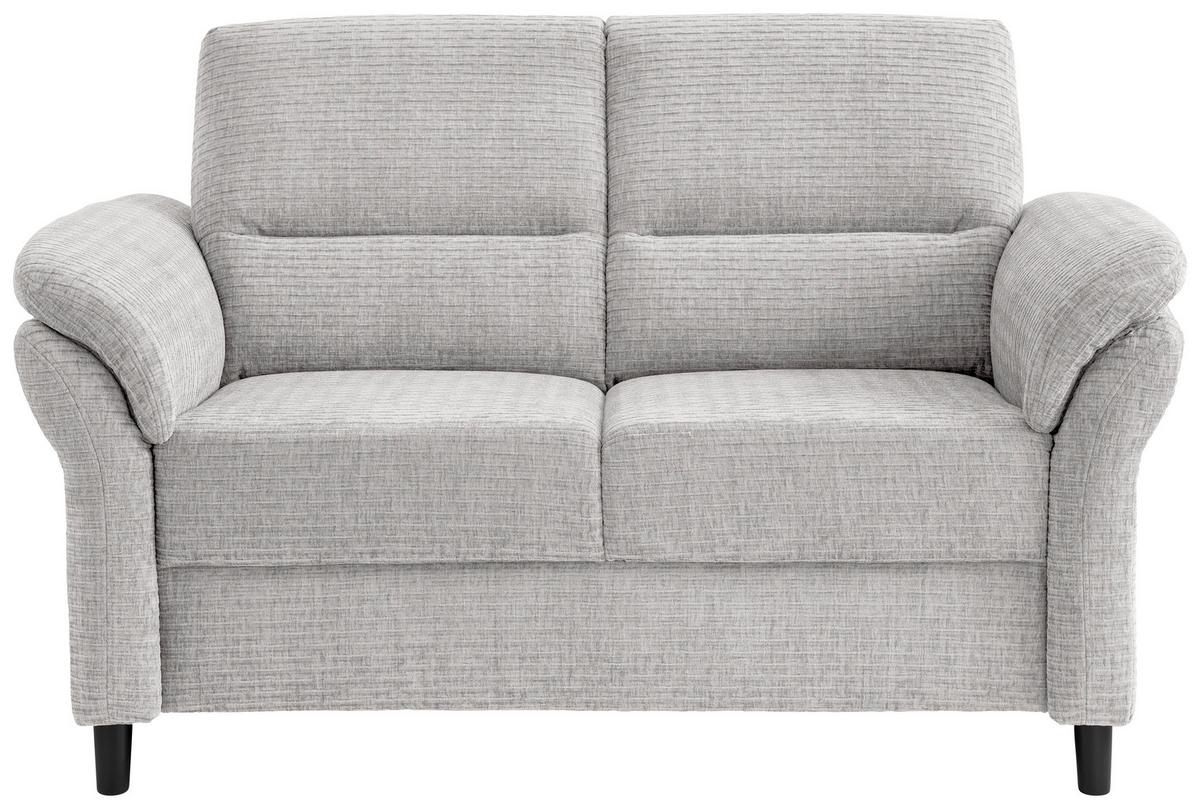 2-Sitzer-Sofa Cavoli, Weiß B: 147 cm - Schwarz/Weiß, MODERN, Textil (147/90/89cm) - Livetastic