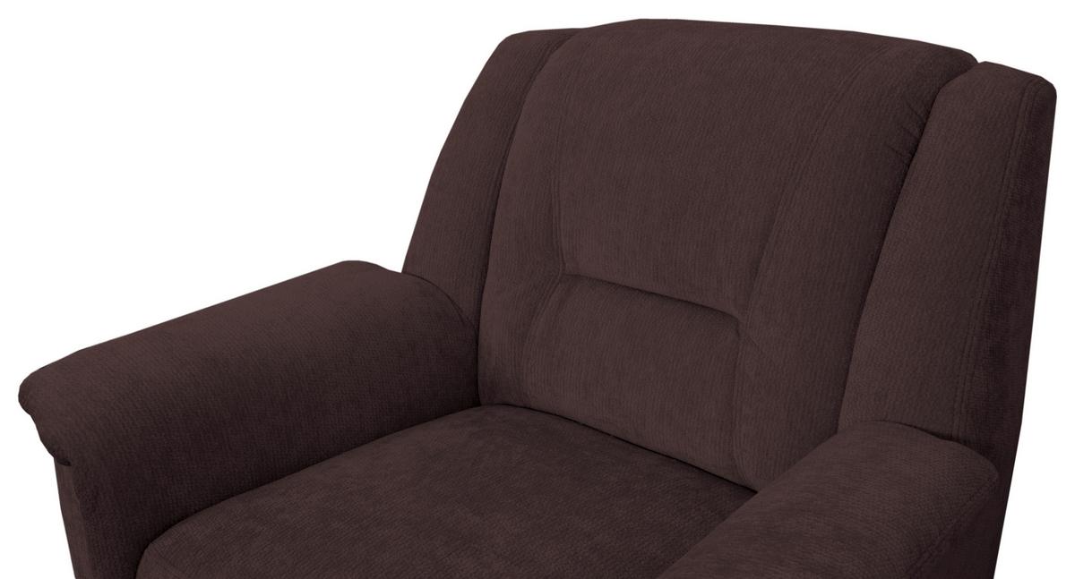 FERNSEHSESSEL Rafael, Dunkelrot B: 94 cm - Schwarz/Dunkelrot, Trend, Textil (94/95/95cm)