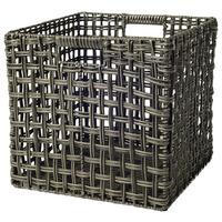 koš COSIMO, š/v/h: 32/30/29 cm - tmavě šedá, kov/plast (32/30/29cm) - Mömax