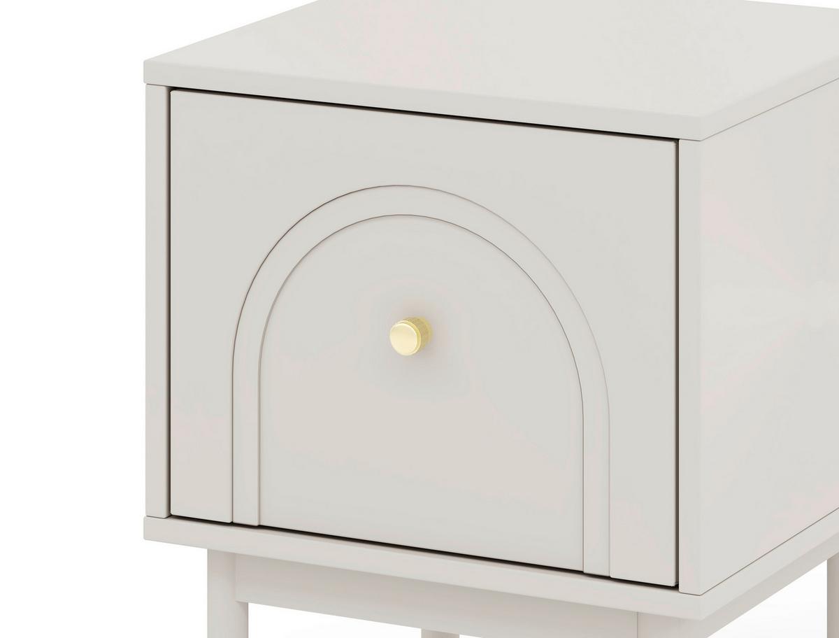 Nachtkästchen Mazoma Kaschmir B: 41,5cm - Kaschmir, LIFESTYLE, Holzwerkstoff (41,5/53,5/39cm) - MID.YOU