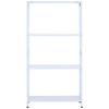 Schraubregal Stahl 75x150x30 cm 40kg/Boden - Weiß, MODERN, Metall (75/150/30cm) - Homezone