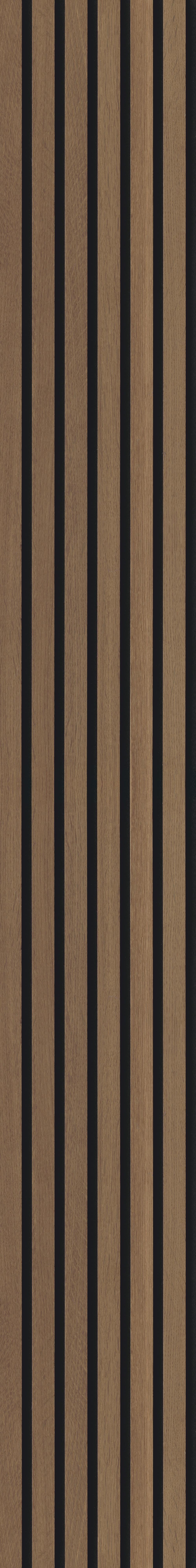 Akustikpaneel Eiche Rustikal - Eichefarben, KONVENTIONELL, Holzwerkstoff/Kunststoff (250/30/1.1cm) - Novel