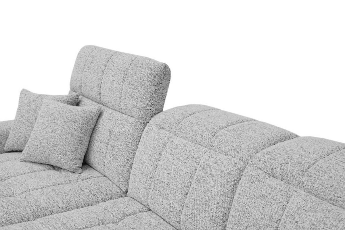 Sedačka SANTORINI, levá, šedá - Moderní (193/291cm) - Premium Living