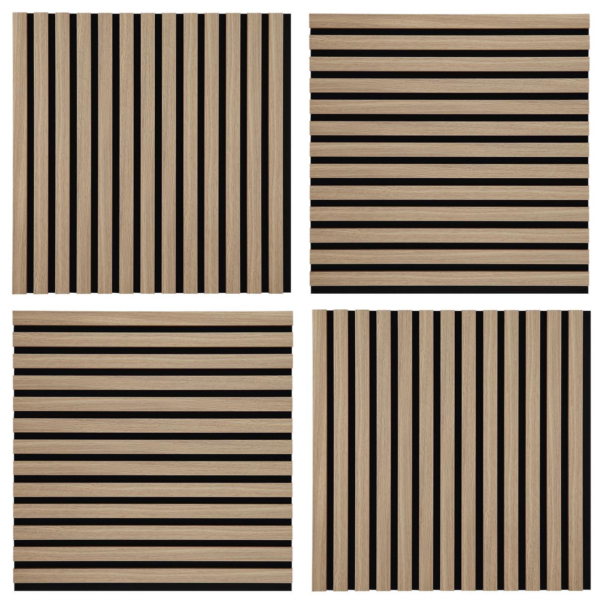 Akustikpaneel Aktion B: 52 cm Artisan Eiche Dekor, 4er Set - Eiche Artisan, MODERN, Holzwerkstoff/Kunststoff (52/52/2cm)