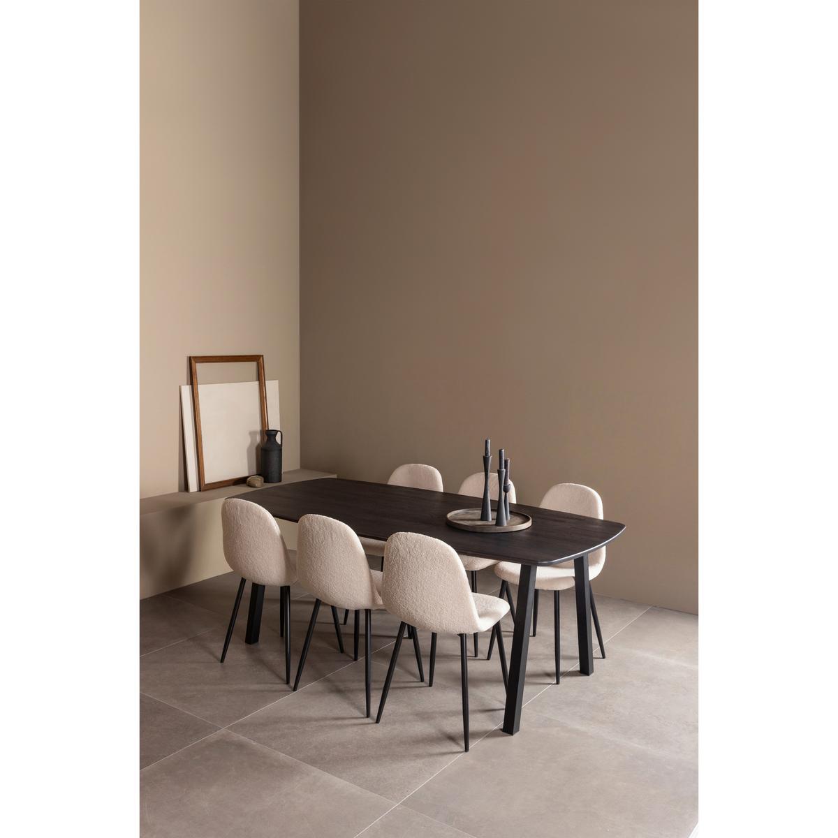 TISCHGESTELL Tablo Schwarz B: 79cm - Schwarz, MODERN, Metall (79/72/10cm) - Livetastic