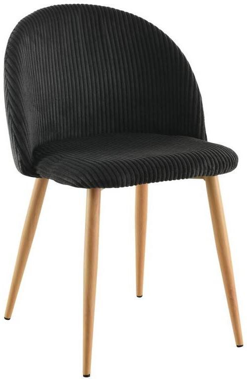 Stuhl Emilio - Eichefarben/Schwarz, LIFESTYLE, Holz/Textil (51/78/52cm) - Livetastic