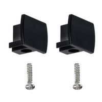 Schienensystem Urail Endkappe 96961 2--Teilig. Schwarz - Schwarz, Design, Kunststoff (1,3/1,8/2,1cm) - Paulmann