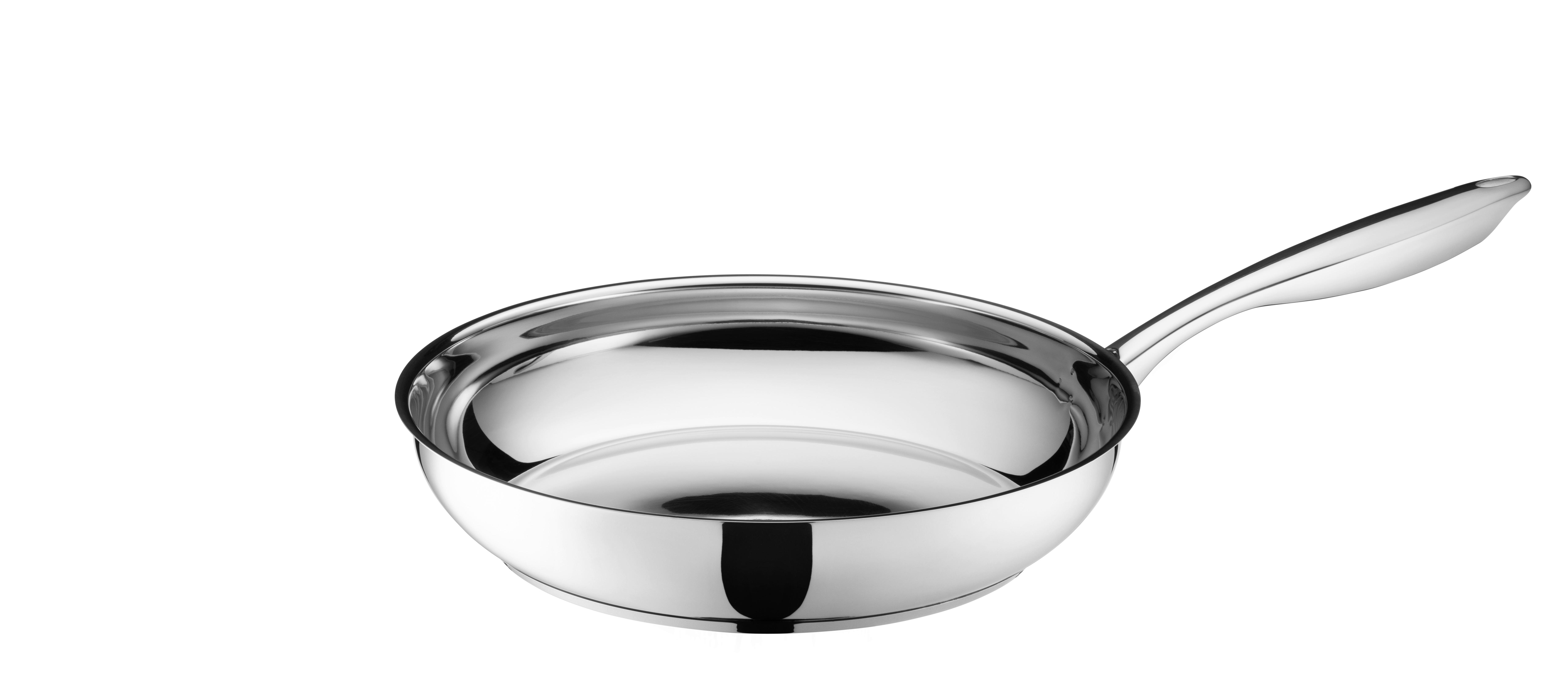 Bratpfanne Tavos D: 28 cm Edelstahl - Silberfarben, Basics, Metall (28/5,5/28cm) - Mäser