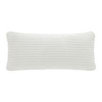Bederní polštář SEATTLE, bílý manšestr - bílá, Moderní, textil (62/30cm) - Premium Living