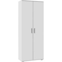 VIACÚČELOVÁ SKRIŇA JIMMY - biela/hliníková, Modern, kompozitné drevo/plast (70/179/34cm) - Mömax