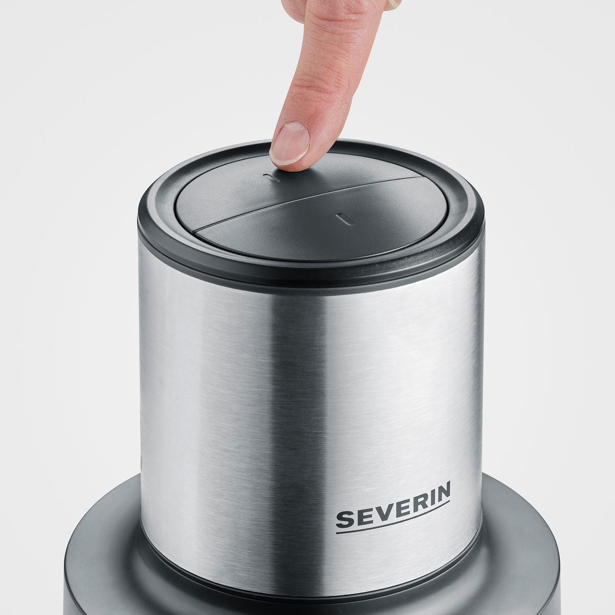 Universalzerkleinerer 400W, Universalmesser - Edelstahlfarben/Schwarz, Basics, Kunststoff/Metall (15,5/24,7/15,5cm) - Severin