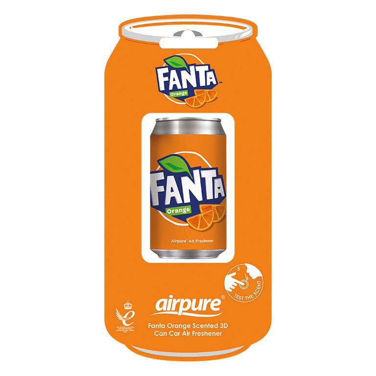Autóillatosító 3d Dobozos Fanta Narancs - narancs, műanyag (8.5/17.5/3.5cm)