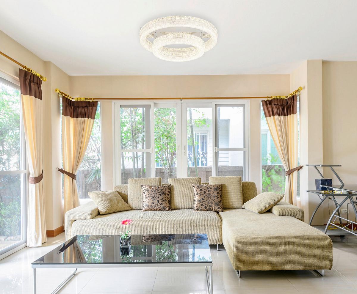 LED-Deckenleuchte Memory-Funktion - Klar/Chromfarben, KONVENTIONELL, Glas/Kunststoff (60/19,5cm) - Globo