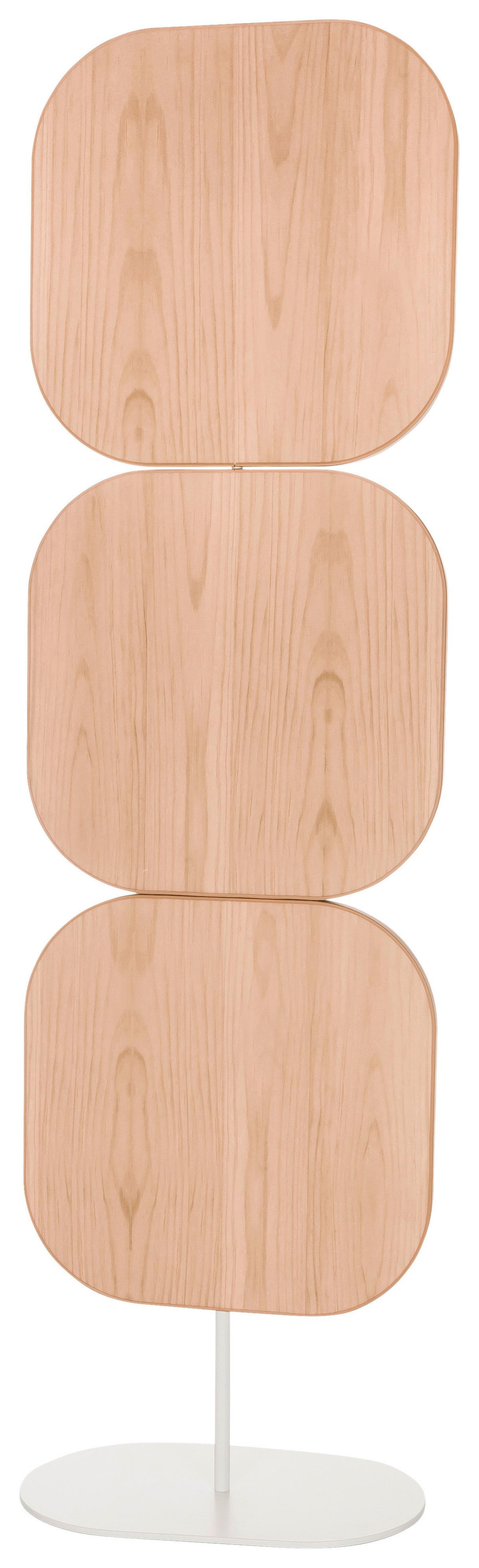 Trennwand Flexmiut W - Beige, Basics, Kunststoff/Metall (50/175/30cm) - MID.YOU