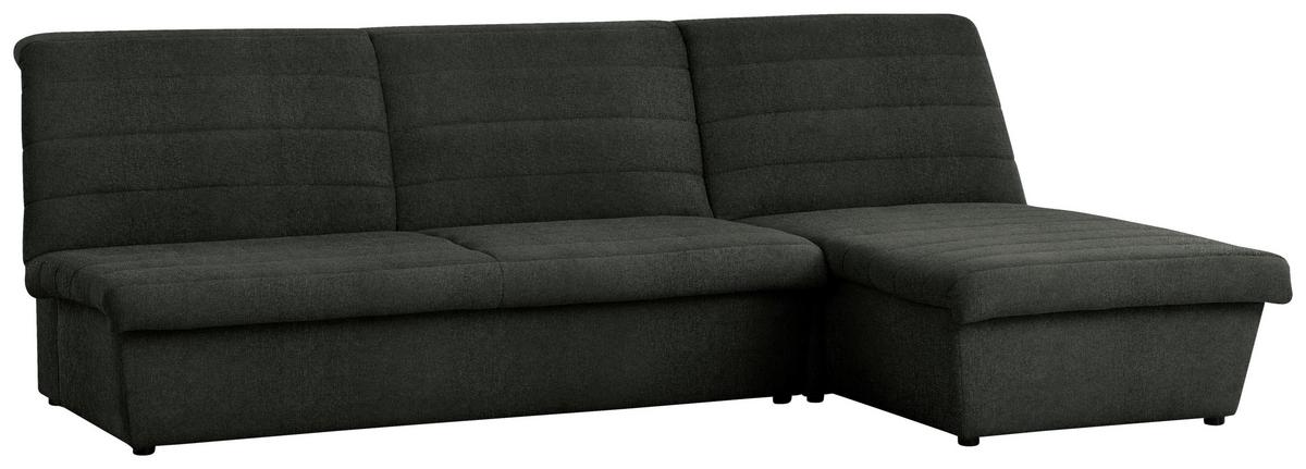 Ecksofa Looks Viii - Dunkelgrün/Schwarz, Design, Textil (274/168cm) - LOOKS by W.Joop